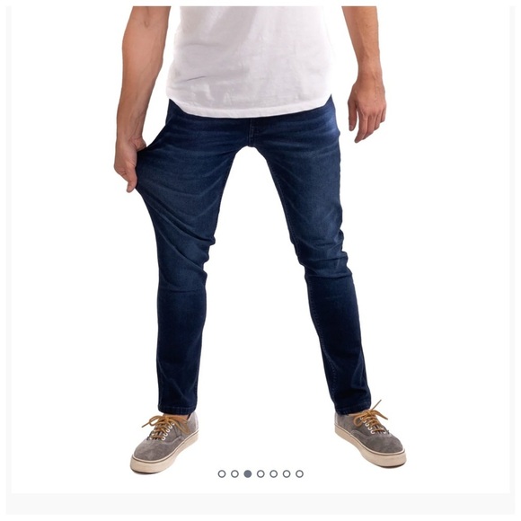 The Perfect Jean NYC Men’s ‘Knight’ Slim-Fit Jeans. Dark Blue. 36 x 30. NEW - Picture 2 of 14